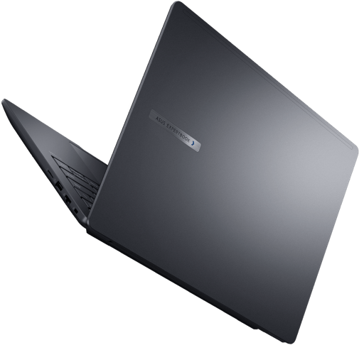 ASUS ExpertBook B3 featuring the cover lid. 